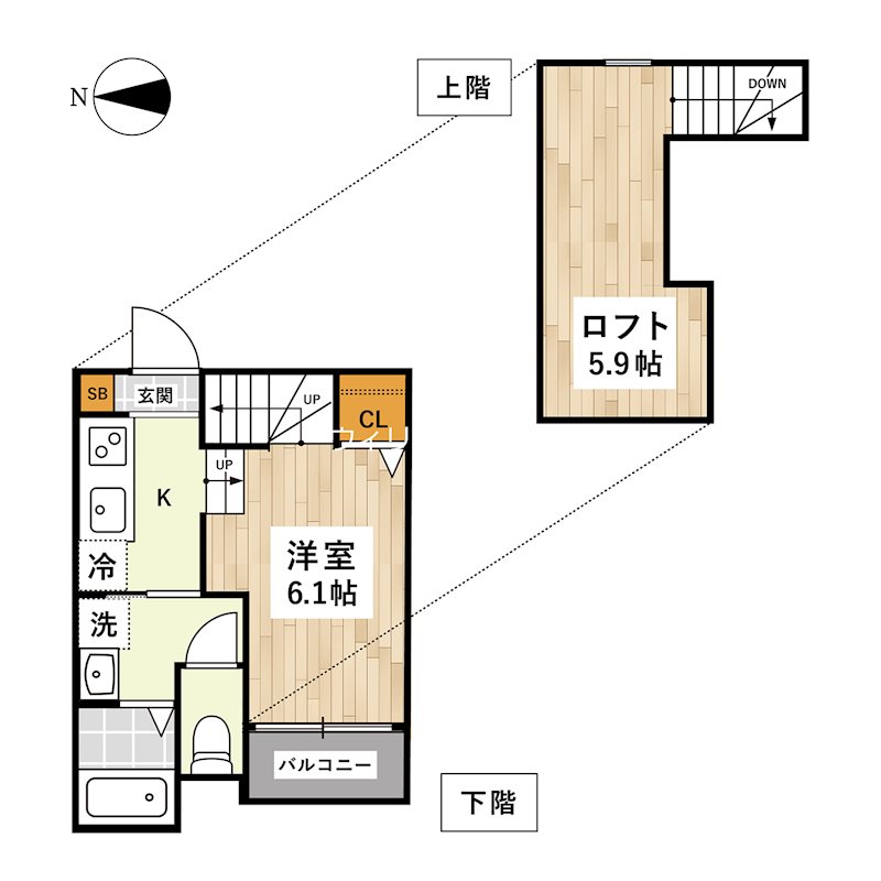 T.A国府3丁目Ⅲ 間取り