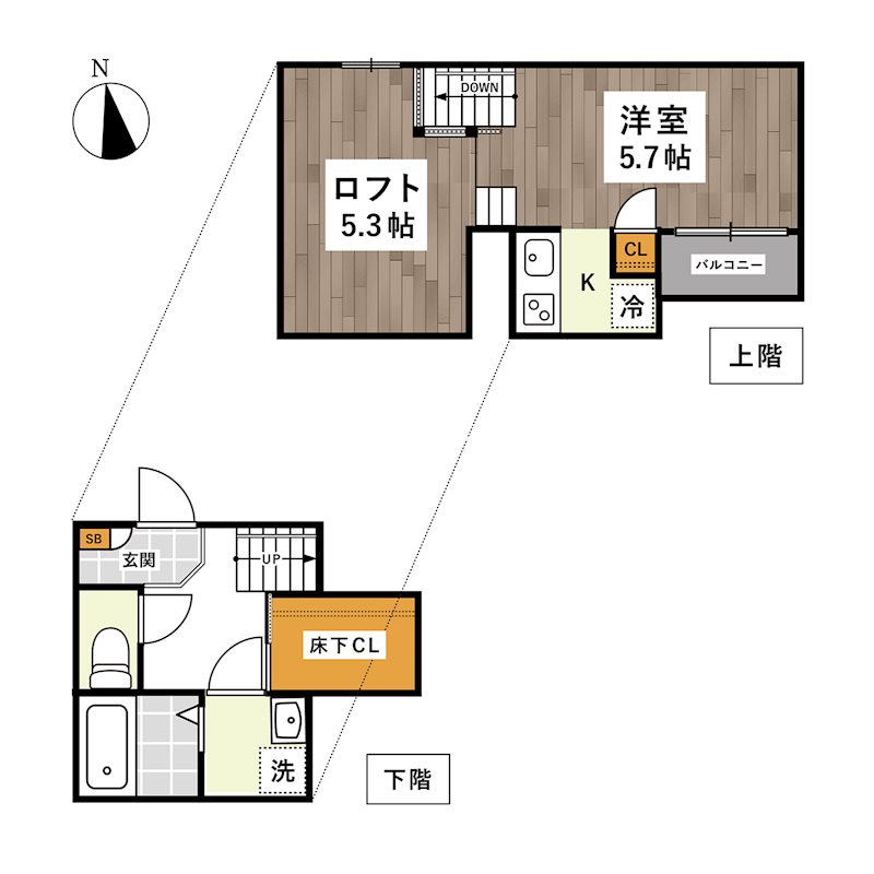 ADC坪井La.Class 間取り
